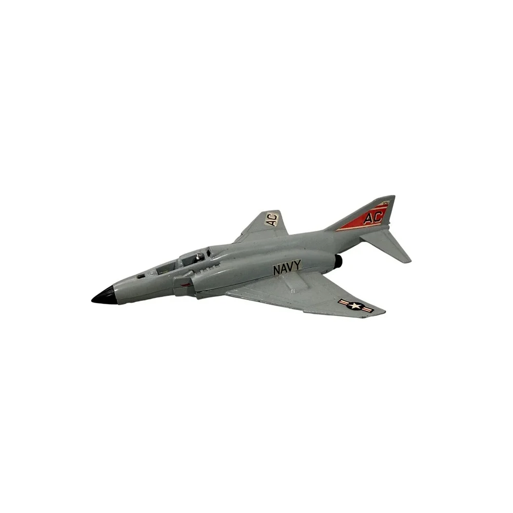 Vintage Dinky Toys Phantom‎ II F-4K Navy Jet Diecast Model Made in England Grey
